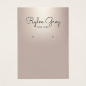 Elegant Gold- en tapebeeldscherm Visitekaartje (Voorkant)