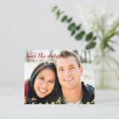 Elegant Gold en White Cherry Blossom Oriental Save The Date (Staand voorkant)