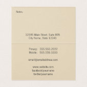 Elegant Gold en zwart Abstract Visitekaartje (Binnenkant ongevouwen)