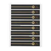 Elegant Gold- en zwart design (Vel)