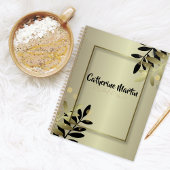 Elegant Gold en zwart goudlauw Lijst Planner