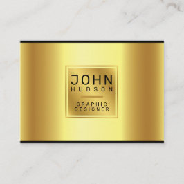 Elegant Gold en zwart Visitekaartje