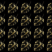 Elegant Gold en zwarte kerstbomen Tissuepapier