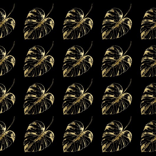 Elegant Gold en zwarte kerstbomen Tissuepapier