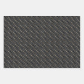 Elegant Gold en zwarte moderne kerst Inpakpapier Vel (Voorkant 3)