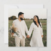 Elegant Gold Engagement Party - Uitnodiging tot ui (Achterkant)