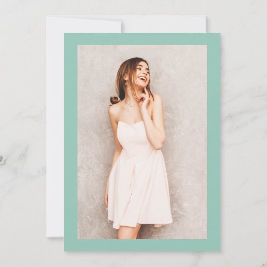 Elegant Gold eucalyptus leaf fotoscript, zoet 16 Kaart (Achterkant)