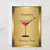 Elegant Gold Event Invitation Kaart (Voorkant)