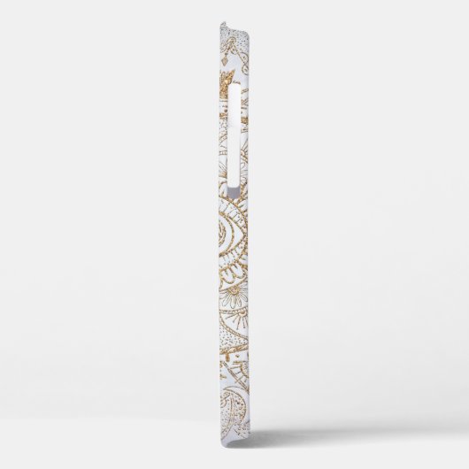 Elegant Gold Eye Sun Moon Mandala Design Case-Mate iPhone Case (Achterkant / Links)