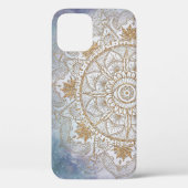 Elegant Gold Eye Sun Moon Mandala Design Case-Mate iPhone Case (Achterkant)