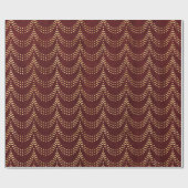 Elegant Gold Fairy Licht Rustige Kerstmis Cadeaupapier (Vlak)