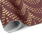 Elegant Gold Fairy Licht Rustige Kerstmis Cadeaupapier (Rol Hoek)