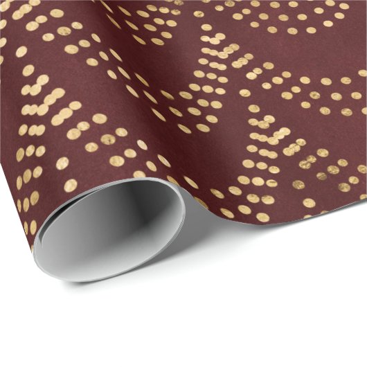 Elegant Gold Fairy Licht Rustige Kerstmis Cadeaupapier (Rol Hoek)