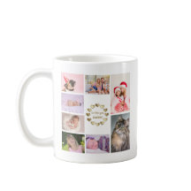 Elegant Gold Family Foto Collage Father's Day