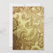 Elegant Gold Family Reunion Kaart (Achterkant)