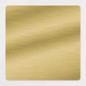 Elegant Gold Faux, geborsteld metaal Labels (Design 1)
