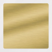 Elegant Gold Faux, geborsteld metaal Labels (Design 2)