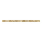 Elegant Gold Faux Glitter Leopard Spots Patroon Satijnen Lint (Voorkant)