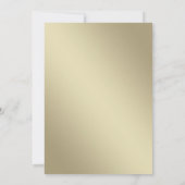 Elegant Gold Feather Luxury Celebration Kaart (Achterkant)