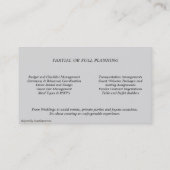 Elegant Gold Filigree Beauful Butterfly & Rozen Visitekaartje (Achterkant)