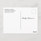 Elegant Gold First Heilige Communauteit Uitnodigin Briefkaart (Achterkant)