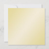 Elegant Gold Floral Mrs. & Mrs Wedding Invitation Kaart (Achterkant)