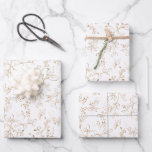 Elegant Gold Floral Pattern Inpakpapier Vel<br><div class="desc">Een prachtig vormig goudkleurig bloempatroon. Ideaal voor al je cadeauverpakkingsbehoeften,  inclusief bruiloften,  vrijgezellenfeesten,  verjaardagen,  verjaardagen en kerstdagen</div>
