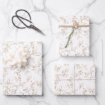 Elegant Gold Floral Pattern Inpakpapier Vel<br><div class="desc">Een prachtig vormig goudkleurig bloempatroon. Ideaal voor al je cadeauverpakkingsbehoeften,  inclusief bruiloften,  vrijgezellenfeesten,  verjaardagen,  verjaardagen en kerstdagen</div>