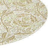 Elegant Gold Floral Pattern Snijplank (Hoek)