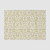 Elegant Gold Floral Pattern Tissuepapier (Voorkant)