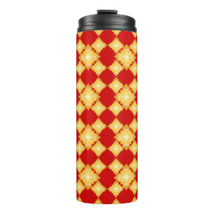 Elegant Gold Floral Thermosbeker