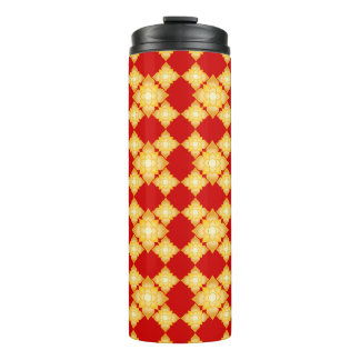 Elegant Gold Floral Thermosbeker