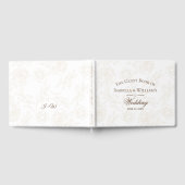 Elegant Gold Floral Wedding Gastenboek (Volledig)