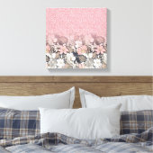 Elegant Gold florroze gradiënt Glitter Afbeelding Canvas Afdruk (Insitu (Slaapkamer))