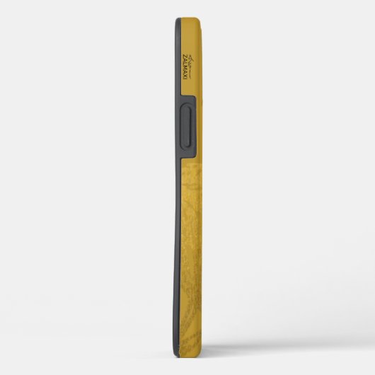 Elegant Gold Flower Royal Red Case-Mate iPhone Case (Achterkant / Rechts)