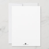 Elegant Gold Foil 50th Wedding Jubileum Kaart (Achterkant)