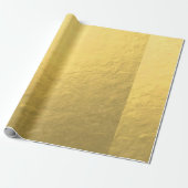 Elegant Gold Foil bedrukt Cadeaupapier (Uitgerold)