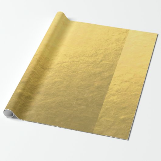Elegant Gold Foil bedrukt Cadeaupapier (Uitgerold)