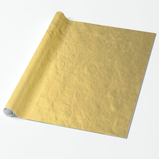 Elegant Gold Foil bedrukt Cadeaupapier (Uitgerold)