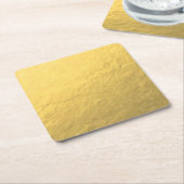 Elegant Gold Foil bedrukt Kartonnen Onderzetters (Schuin)