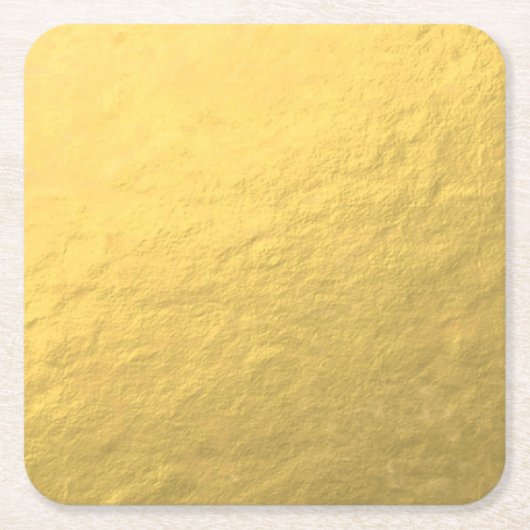 Elegant Gold Foil bedrukt Kartonnen Onderzetters (Voorkant)