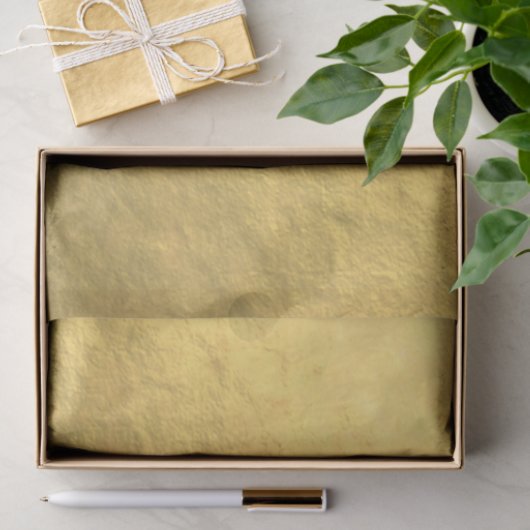 Elegant Gold Foil bedrukt Tissuepapier (Geschenk)