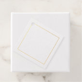 Elegant Gold Foil Blank Bedankjes Labels (Met doos)