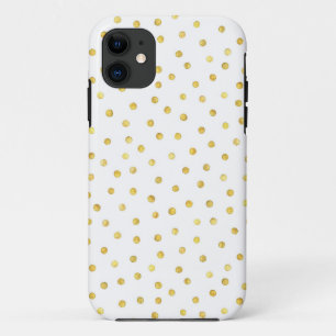 Elegant Gold Foil Confetti Stippen Case-Mate iPhone Case