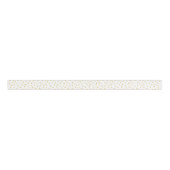 Elegant Gold Foil Confetti Stippen Grosgrain Lint (Voorkant)