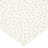 Elegant Gold Foil Confetti Stippen Tafelkleed (Gekanteld)