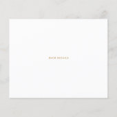 Elegant Gold Foil Confetti White Save the Date (Achterkant)