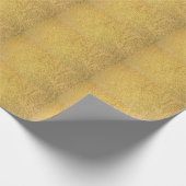 Elegant Gold Foil Effect Wrapping Paper Cadeaupapier (Hoek)