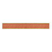 Elegant Gold Foil en Red Stripe Pattern Grosgrain Lint (Voorkant)