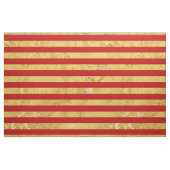 Elegant Gold Foil en Red Stripe Pattern Stof (Fat Quarter)